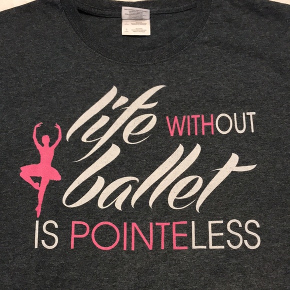 ‼️LAST DAY‼️ LIKE-NEW GILDAN ULTRA COTTON BALLET T-SHIRT - Picture 3 of 7